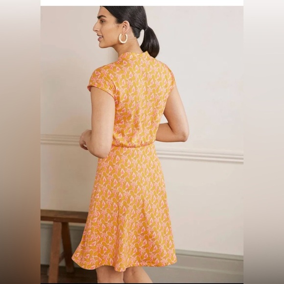 Boden flippy jersey dress size 10P new without tags. D0259 - Picture 4 of 7